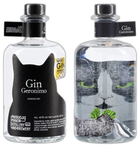 Pakruojis Manor Distillery Gin Geronimo 43% 0,5