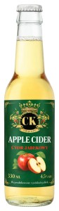 CK Cydr Jabłko - Półsłodki 0,33l BZW