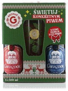 Gościszewo Zestaw Święta 5 x 0,5 BZW + szklanka