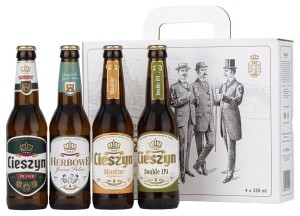 Cieszyn Zestaw Konesera 4x0,33 (Pilsner, Herbowe, Mastne, Double IPA) BZW