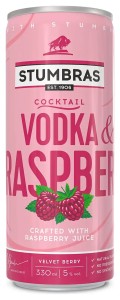 STUMBRAS Vodka & Raspberry 0,33 5%