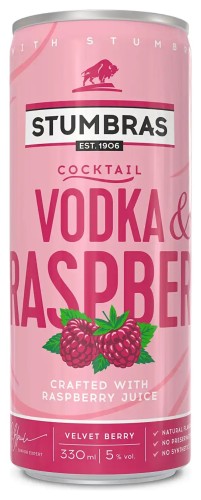 STUMBRAS Vodka &amp; Raspberry 0,33 5%