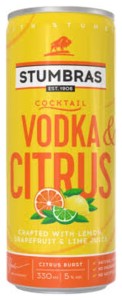 STUMBRAS Vodka & Citrus 0,33 5%