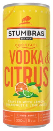 STUMBRAS Vodka &amp; Citrus 0,33 5%