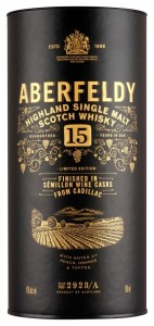 ABERFELDY 15YO CADILLAC WINE CASK 43% 0,7