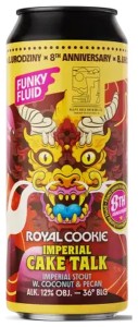 Funky Fluid Royal Cookie Imperial Cake Talk - Imperial Stout 0,5 pusz.
