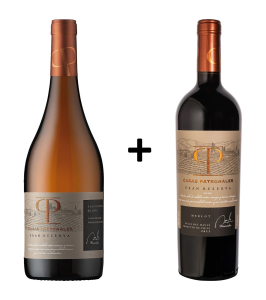 Pakiet Casas Patronales Gran Reserva Sauvignon Blanc + Gran Reserva Merlot 2x 0,75