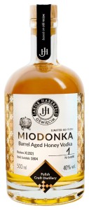 Jakob Haberfeld Wódka Miodonka Barrel Aged 40% 0,5