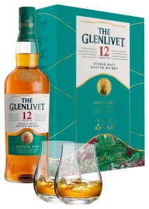 Glenlivet 12YO 40% 0,7 +2 Szklanki