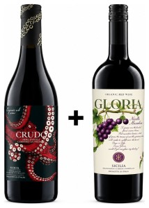 Pakiet Sycylia: Crudo Nero D'Avola Cabernet Sauvignon + Gloria Nerello Mascalese 0,75 C\W
