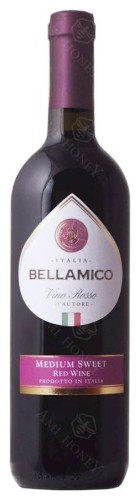 Bellamico Italiano 10% 0,75 czerwone półsłodkie