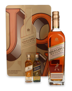 JOHNNIE WALKER Gold RESERVE 40% 0,7 + 2 miniaturki