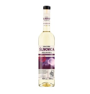Śliwowica Rozlana Nocą 43% 0,5