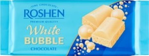 CZEKOLADA ROSHEN BIAŁA Z BABELKAMI 80G
