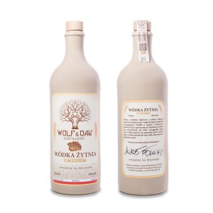 Wódka Wolf&Oak Żytnia z Miodem 40% 0,7