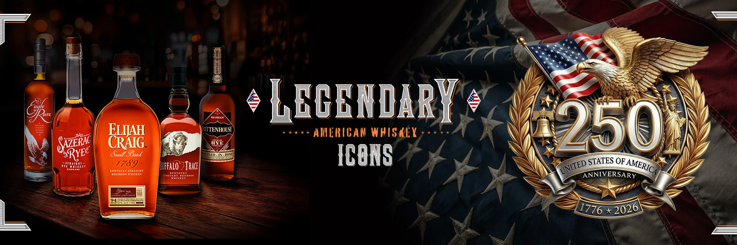 Legendary American Whiskey Icons – 250 lat USA