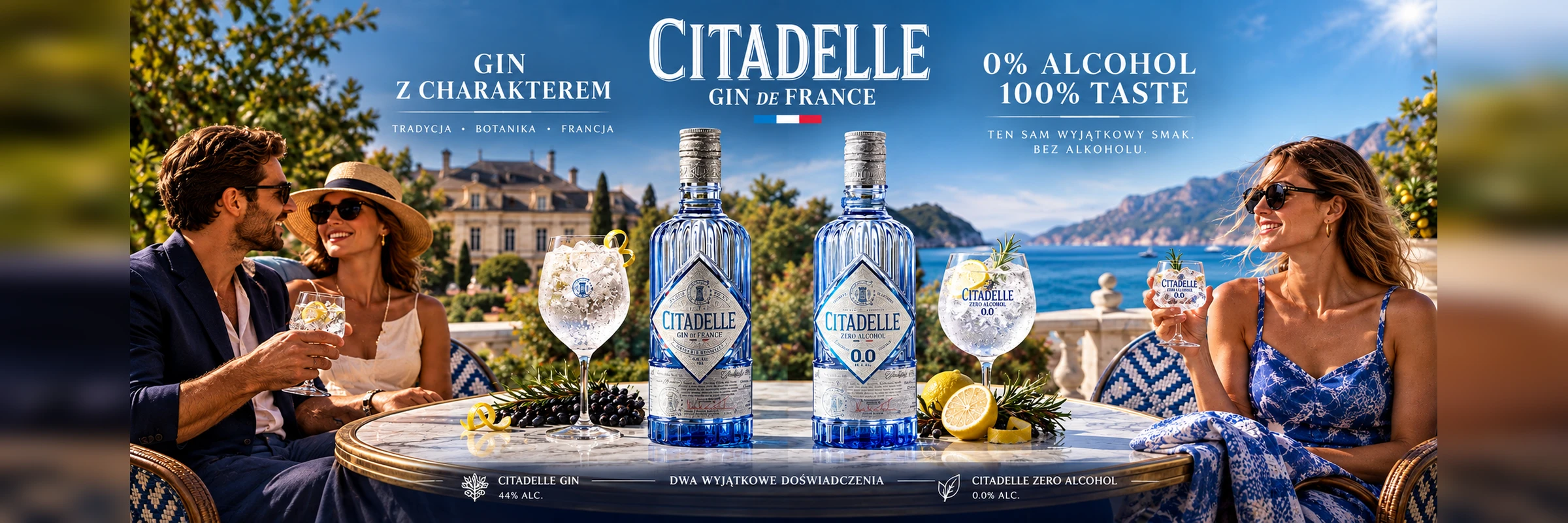 Citadelle Gin – gin z charakterem i Citadelle 0%