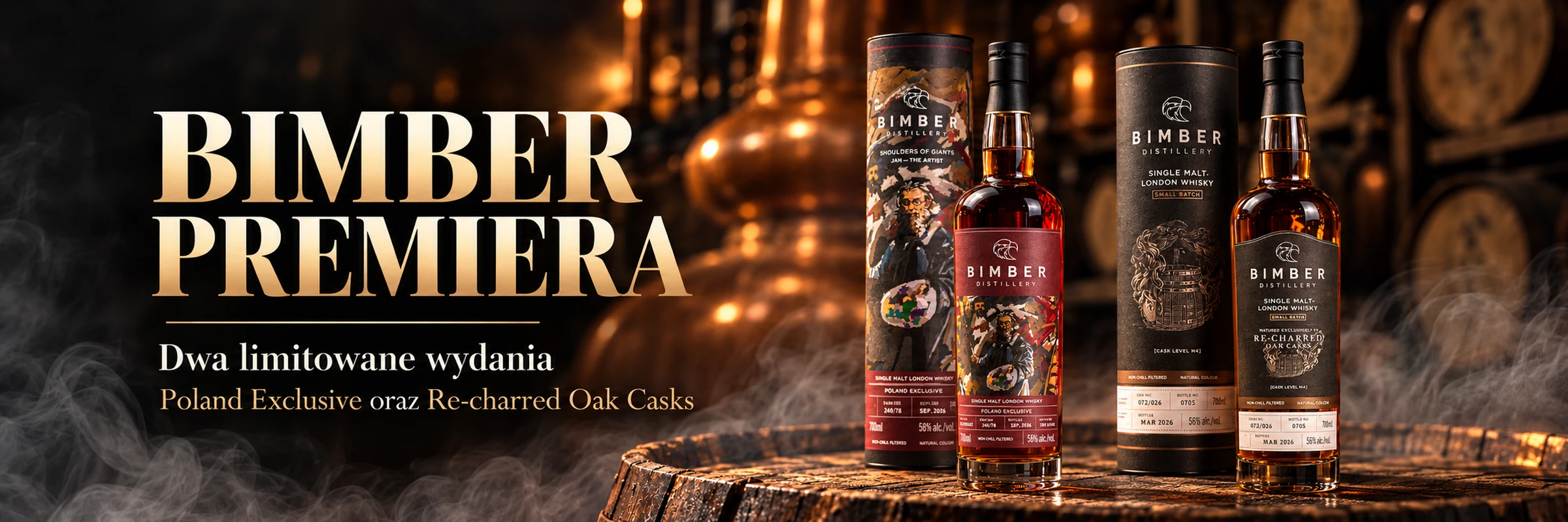 Bimber – premiera: Jan Matejko PX-Sherry + Re-charred Oak Batch #2