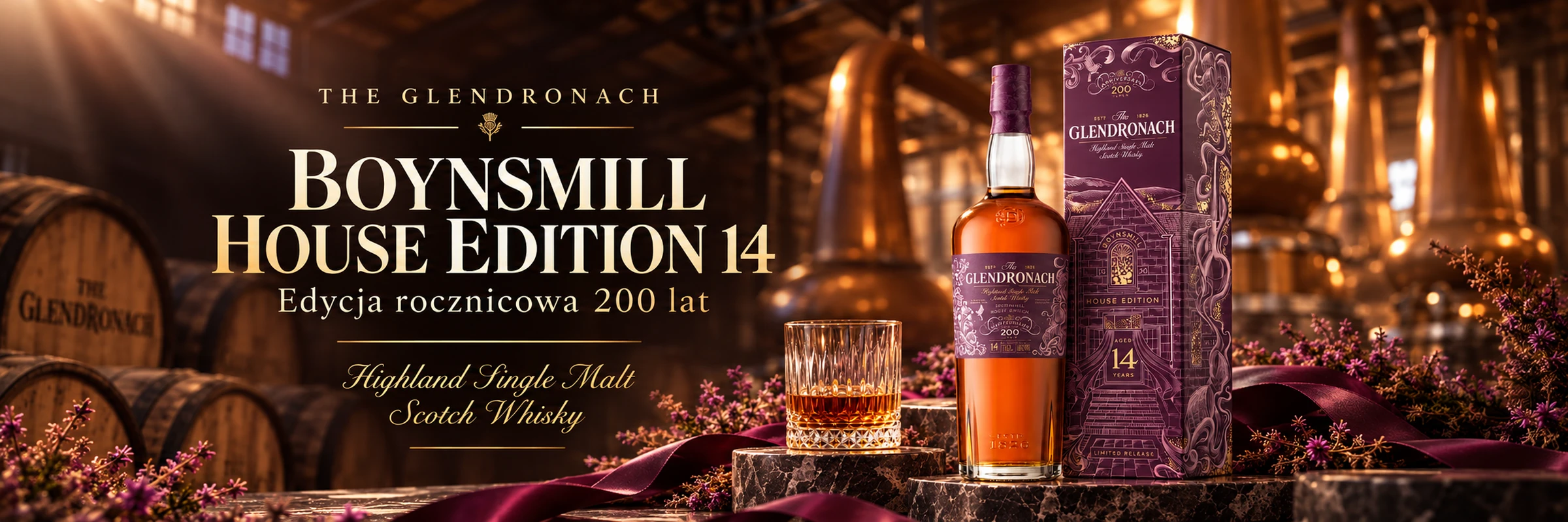 GlenDronach 200 lat – Boynsmill House Edition 14 i Allardice 18