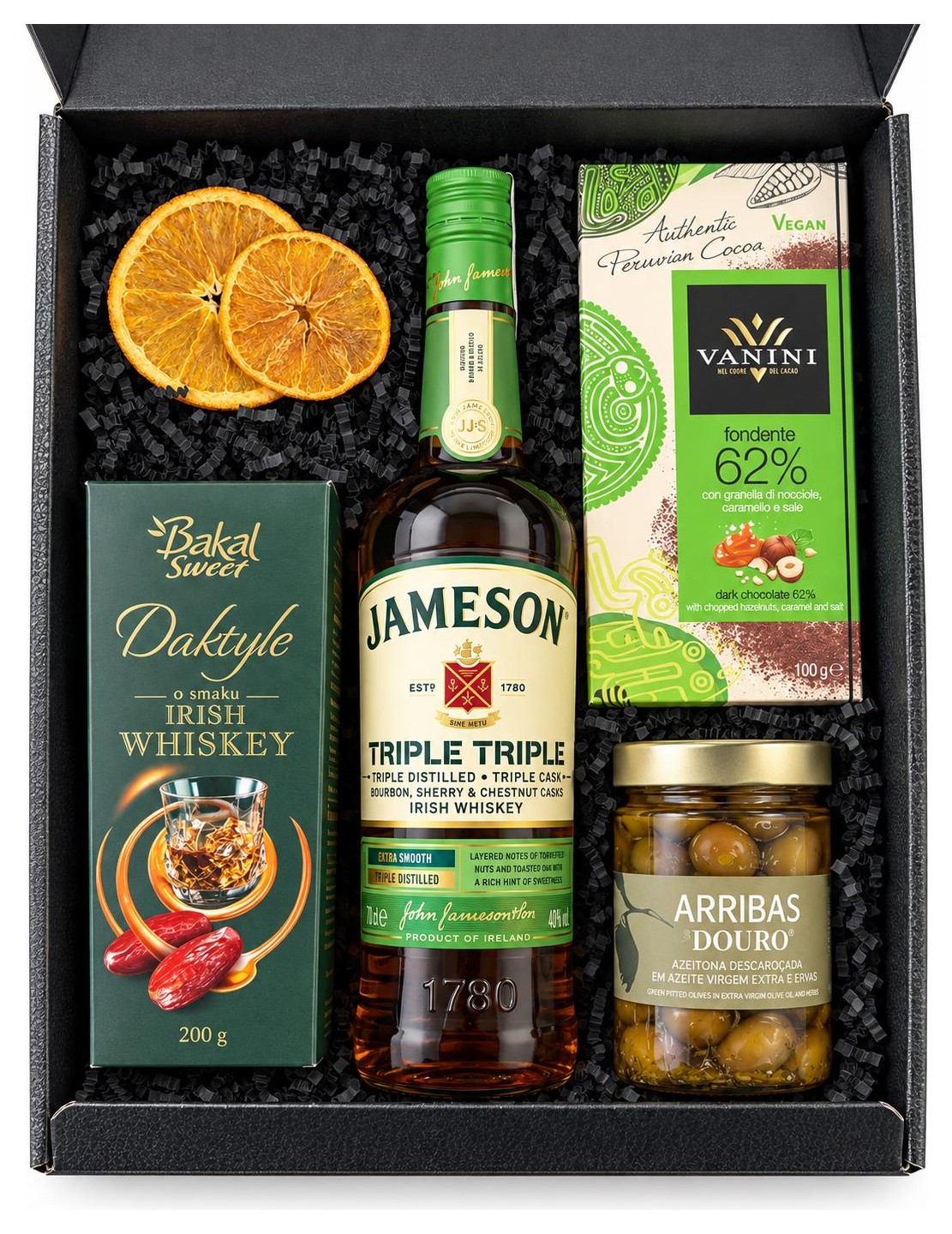 Zestaw prezentowy w pudełku Jameson Triple
