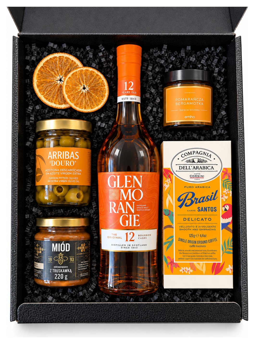 Zestaw prezentowy w pudełku Glenmorangie