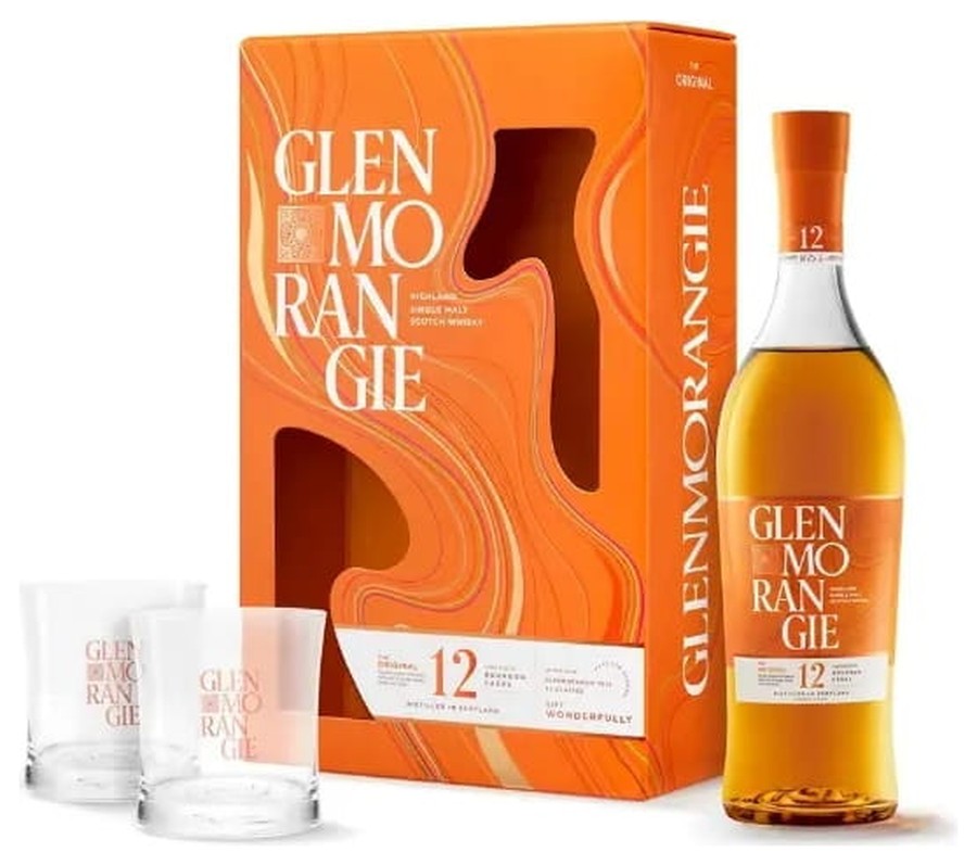 Glenmorangie 12 Years Old + 2 szklanki